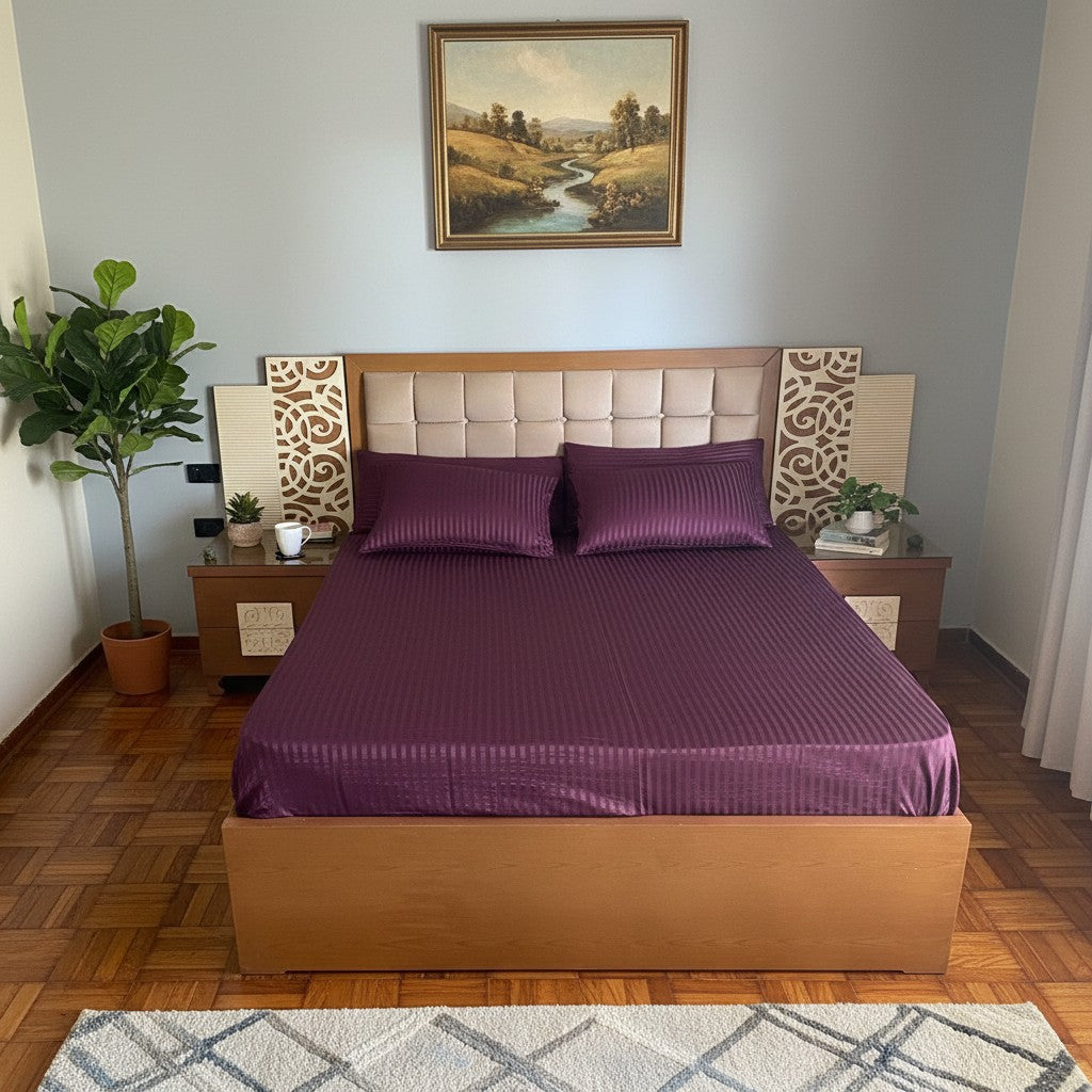Premium Striped Sheet ملايات سترايب فاخرة