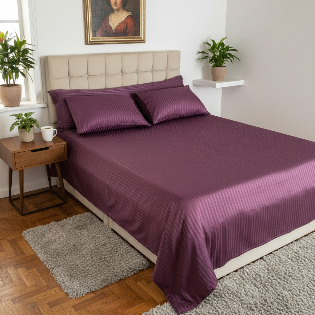 Premium Striped Sheet ملايات سترايب فاخرة