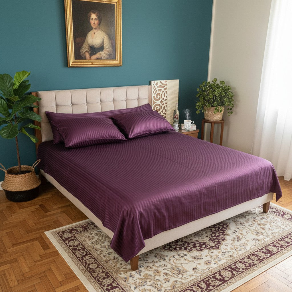 Premium Striped Sheet ملايات سترايب فاخرة