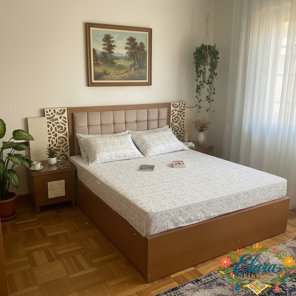 Bamboo Breeze Bedsheet   طقم نسيم الخيزران