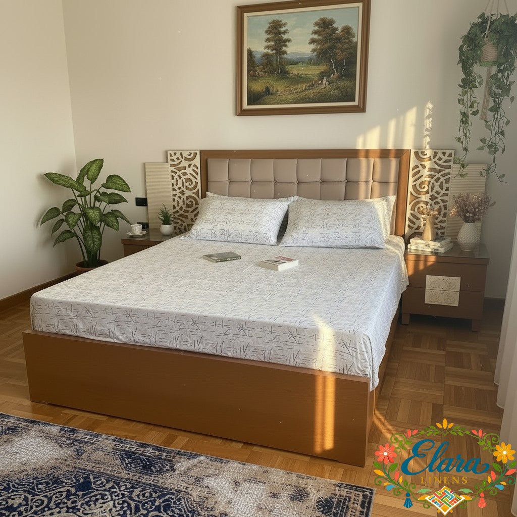 Bamboo Breeze Bedsheet   طقم نسيم الخيزران