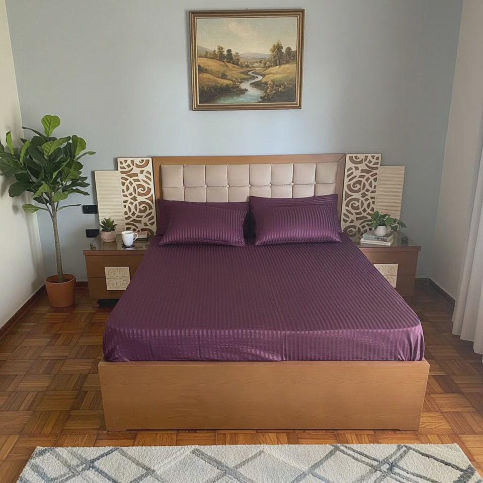 Premium Striped Sheet ملايات سترايب فاخرة